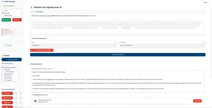 Vue Kanban Assistant IA Local Vision DIgital Bapaume