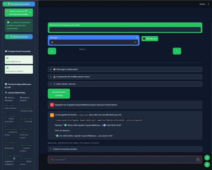 L'IA locale génère des économies significatives dès la première année Assistant IA Local Vision DIgital Bapaume