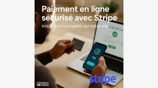 Paiement en ligne sécurisé avec Stripe – Intégration complète sur votre site
